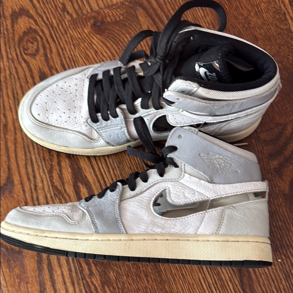 Nike Black and Gray High-Top Sneakers